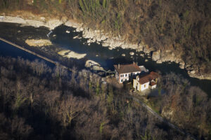 Chiesetta della Madonna Addolorata, vista dall'alto. Foto di Mario Donadoni