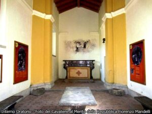 Chiesetta della Madonna Addolorata, vista dall'alto. Foto di Mario Donadoni