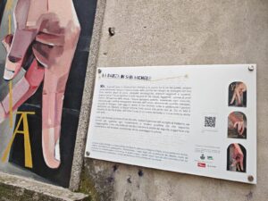 La danza di San Michele, targhe tattili