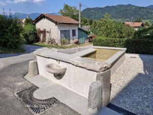 Lavatoio Cazzulino dopo il restauro del 2024. Foto da Archivio storico digitale del Comune di Imbersago. Si ringrazia Tullio Riva