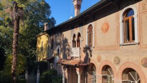 Villa Pagnoni, esterno. Foto da canale ufficiale FB Comune di Canonica d'Adda.