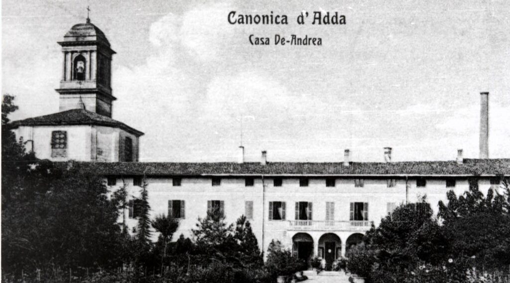 Casa Marietti. Cartolina storica. Dalla raccolta di Giancarlo Lecchi