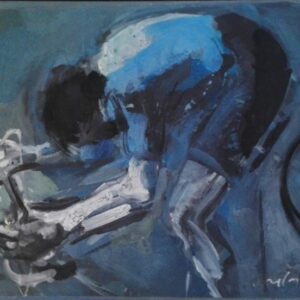 Galleria Premio Morlotti, Velasco Vitali, Ciclista. Foto da www.ecomuseoaddadileonardo.it