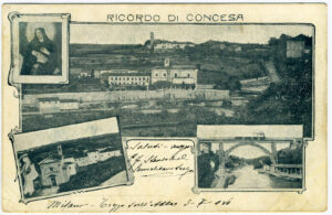 Santuario carmelitano di Concesa. Dalla raccolta privata RIno Tinelli