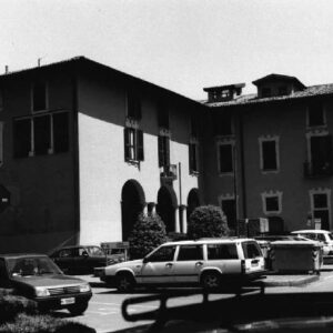 Municipio di Trezzo sull'Adda, immagine storica. Foto da www.lombardiabeniculturali.it