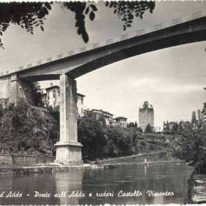 Ponte sull’Adda Ponte tra Trezzo e Capriate San Gervasio. Foto di Albertomos, Public domain, via Wikimedia Commons