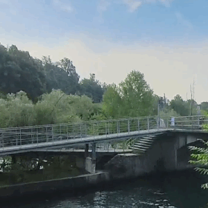 Passerella per Crespi d'Adda. Foto di Garden65