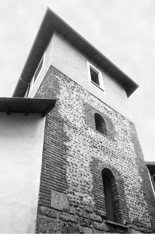 Trezzo, via Torre, Torre de' Mazzi (Foto arch. Italo Mazza, Dall'antica famiglia Mazza all'Opera Pia, 2002)