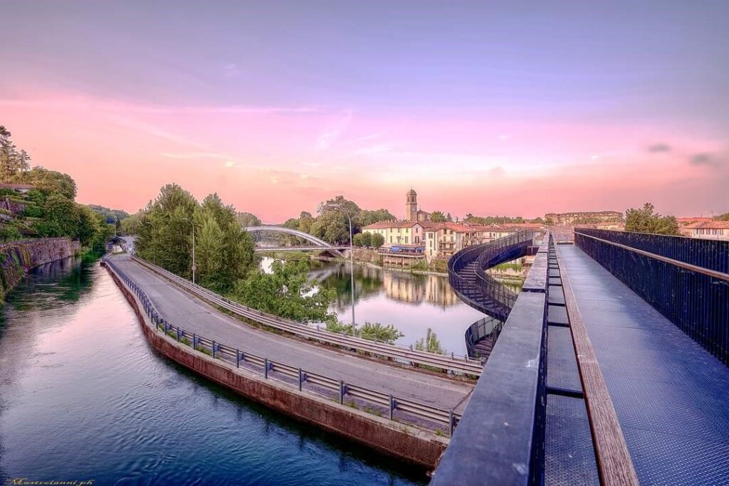 Passerella e Scala Vortice. Da www.comune.vapriodadda.mi.it