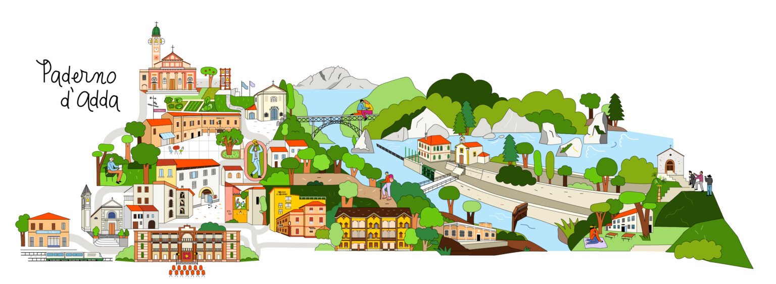 Paderno d'Adda. Mappa di Comunità. © Silvia Marinelli