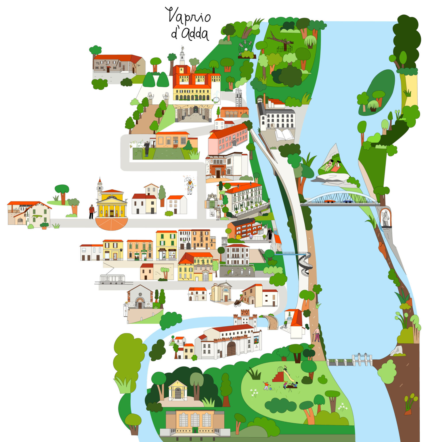 Vaprio d'Adda. Mappa di comunità. Vaprio d'Adda. Mappa di Comunità. © Silvia Marinelli