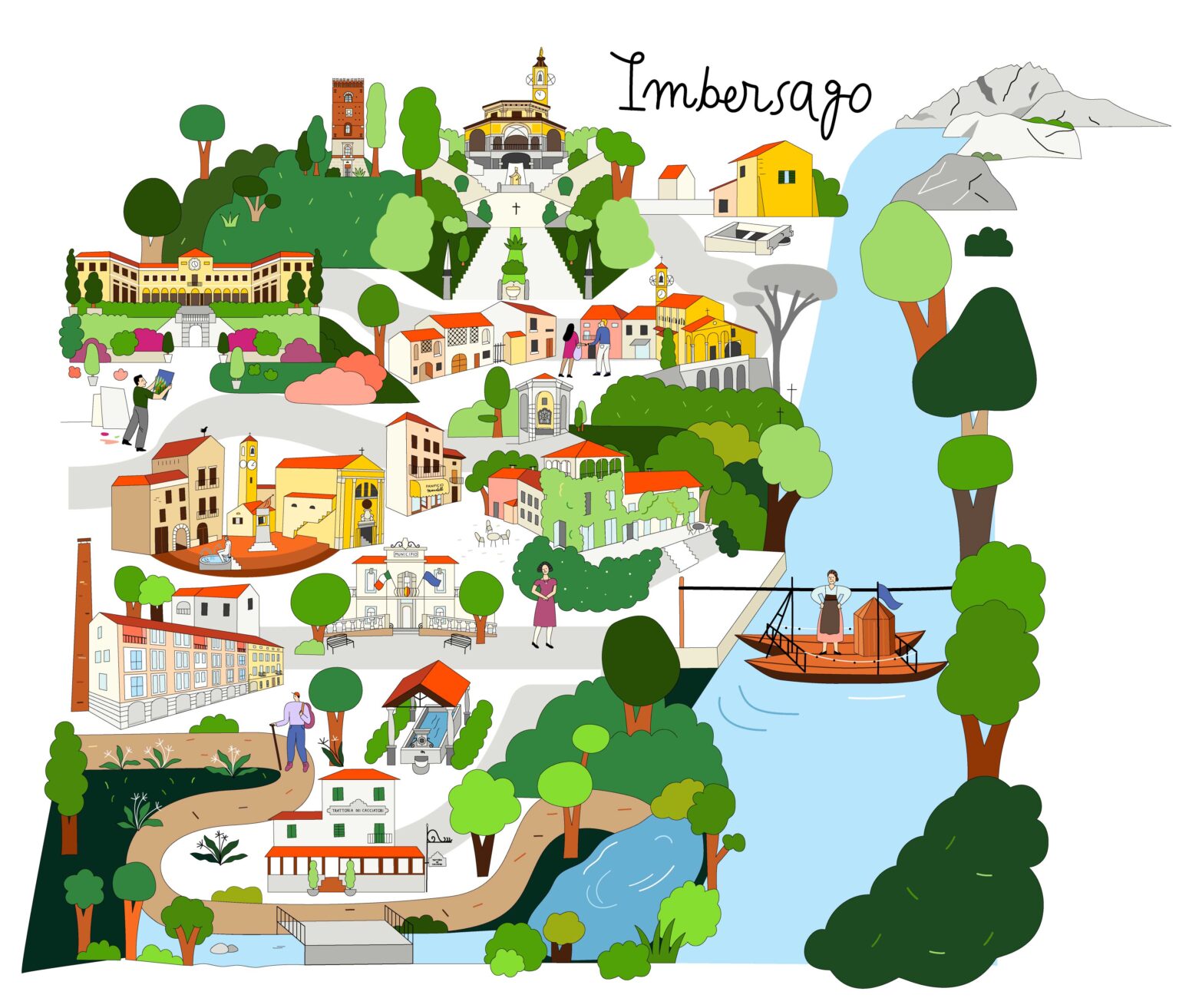 Imbersago. Mappa di Comunità. © Silvia Marinelli