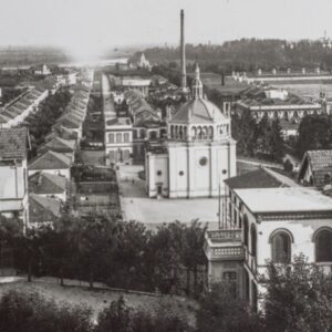 Crespi d'Adda, immagine storica. Foto da www.crespidadda.it