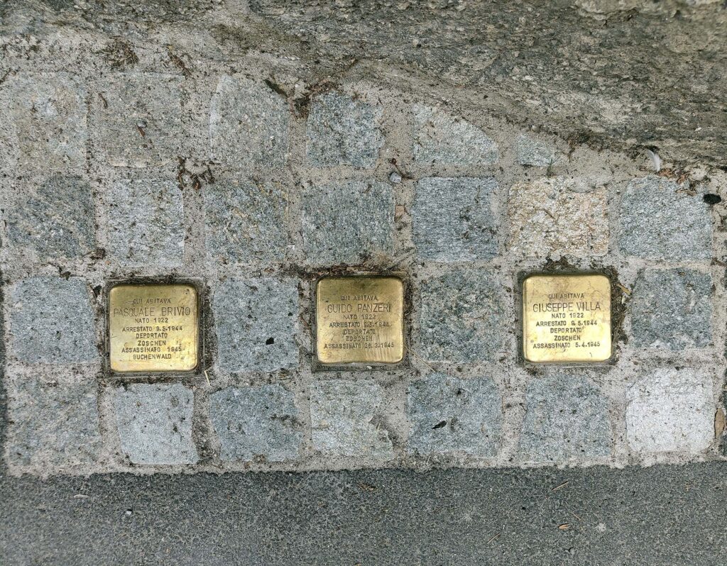 Paderno d'Adda, Percorsi della Memoria, Pietre d'Inciampo. Foto Garden65