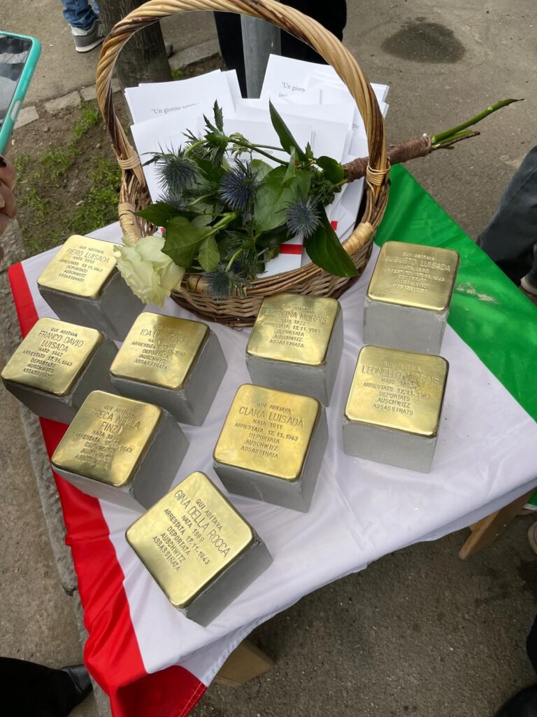 Le Pietre d'Inciampo di Cassano d'Adda, foto di Antonio Capece